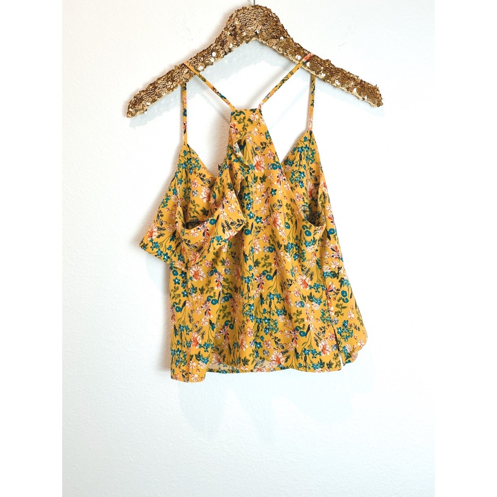 Code x Mode Floral Ruffle V-Neck Tank Top - Picture 4 of 6